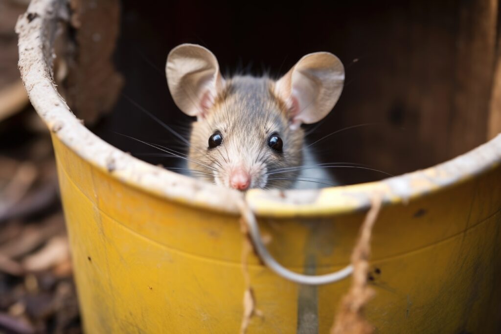 4 Mouse Bucket Trap