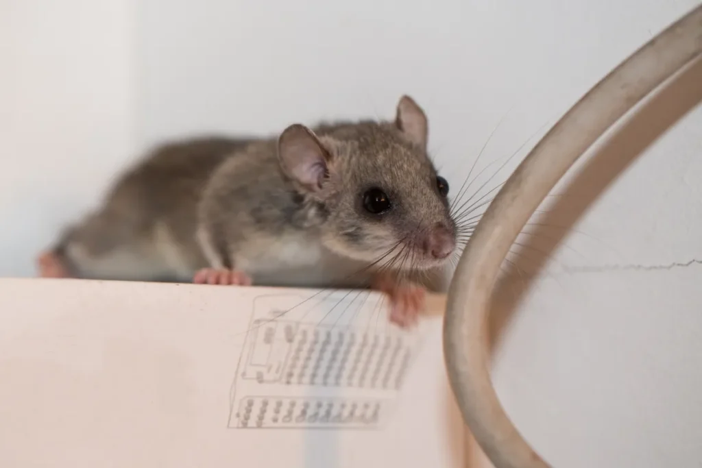 rat in the cage