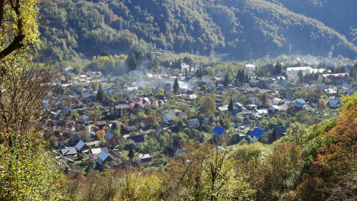 Aerial view of Bell Canyon, CA