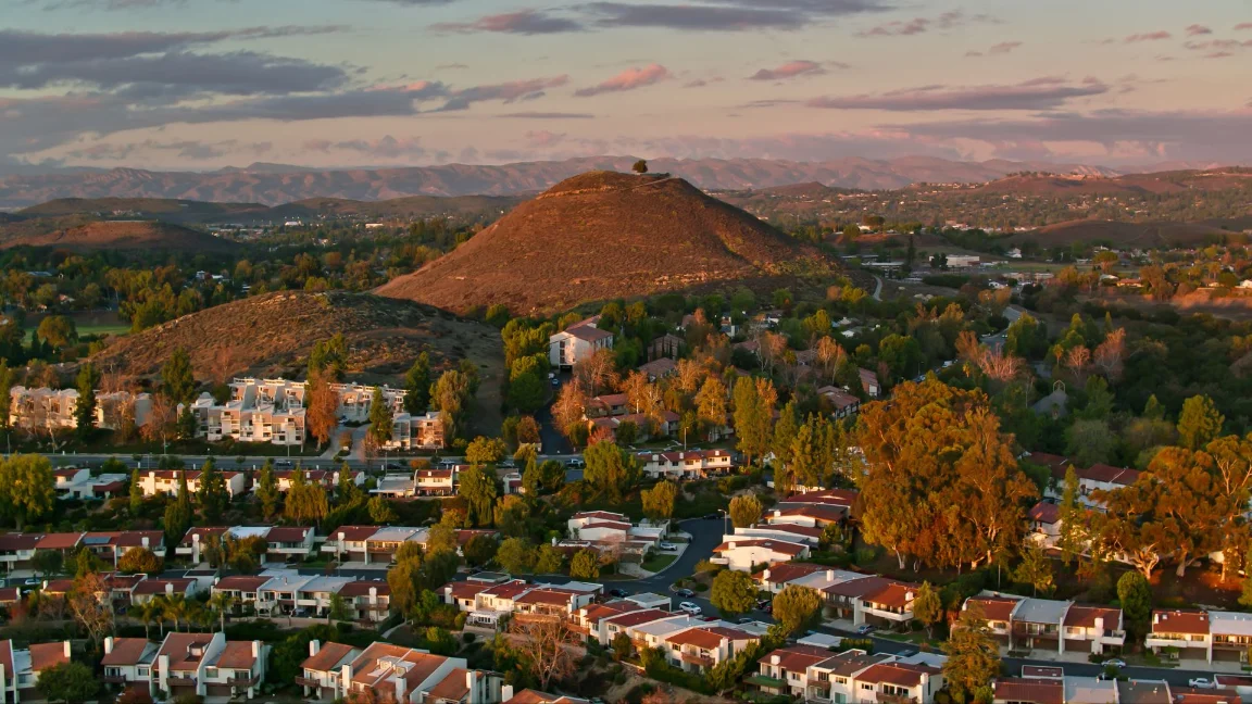 Aerial view of Sherman Oaks, CA