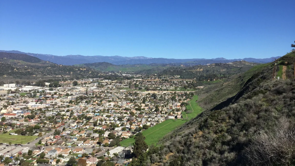 Aerial view of Valley Village, CA