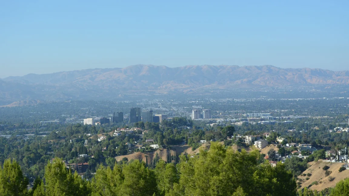 Aerial view of Winnetka, CA