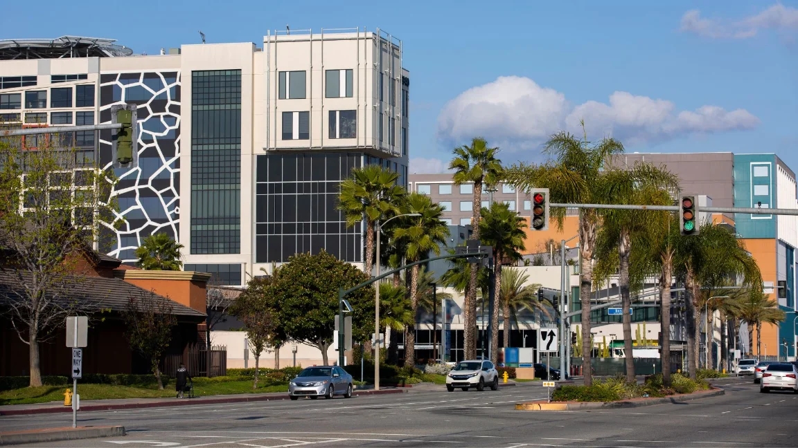 Urban view of Canoga Park CA